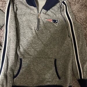 Gray Quarter-Zip Sweater